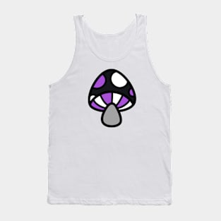 Asexual Mushroom Discrete Pride Flag Tank Top